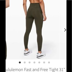 Lululemon Fast & Free HR - 31” (NWT)